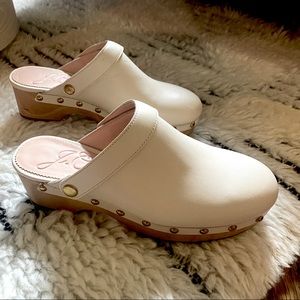 J.Crew Convertible Leather Clogs